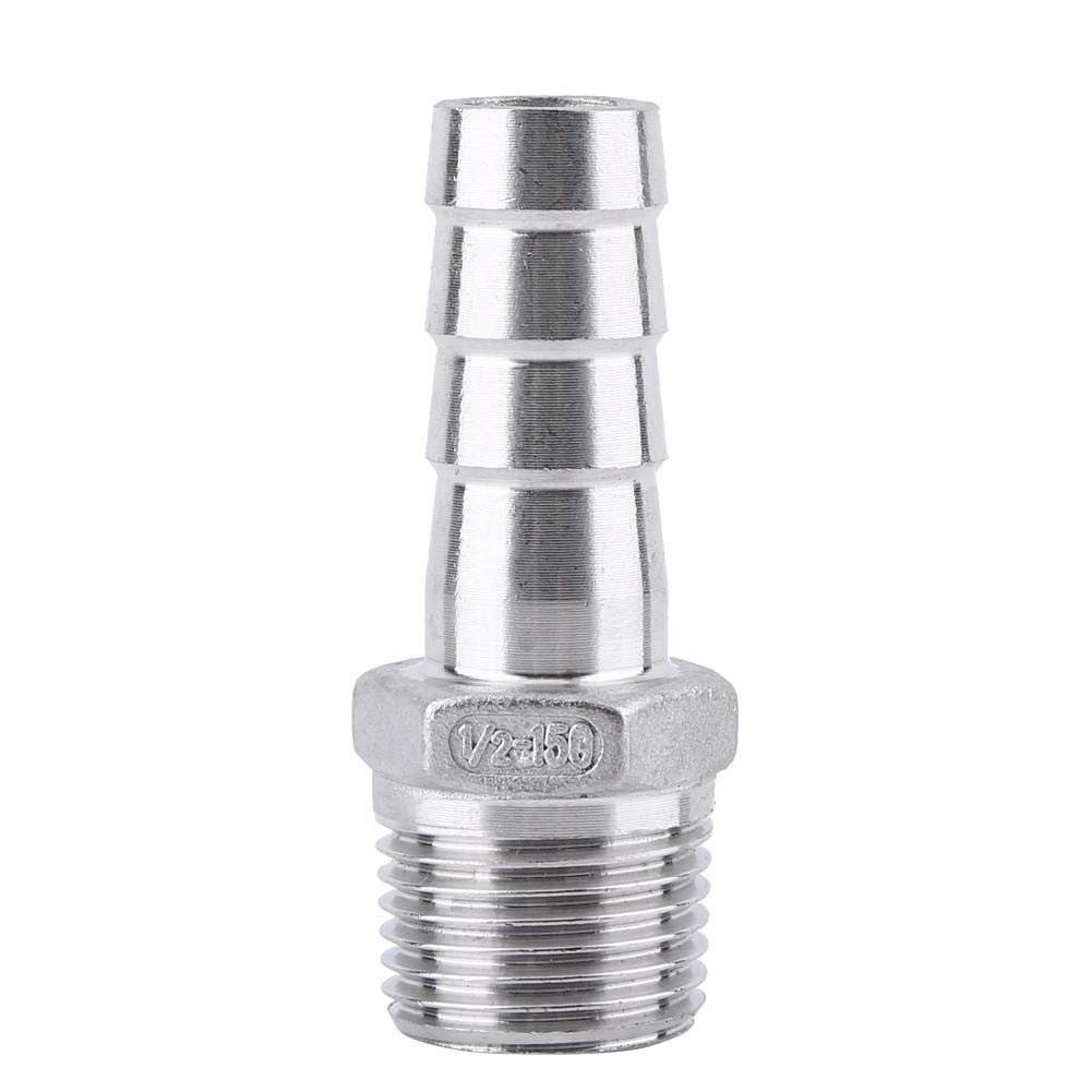 BSP Male Thread SS304 Stainless Steel Pagoda Leather Joint (4 Points = 1/2*15mm), Pneumatic Fittings