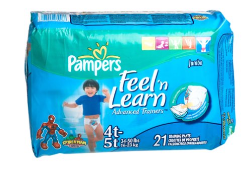 Pampers feel 'n learn training pants - boys 4t/5t (037000039488)