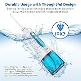 VAVA Water Dental Flosser with 3 Interchangeable Jet Tips, Easy-to-Clean Water Reservoir, Preset Modes for Optimal Flossing, Leak-Proof Electric Dental Floss, Portable Cordless Design