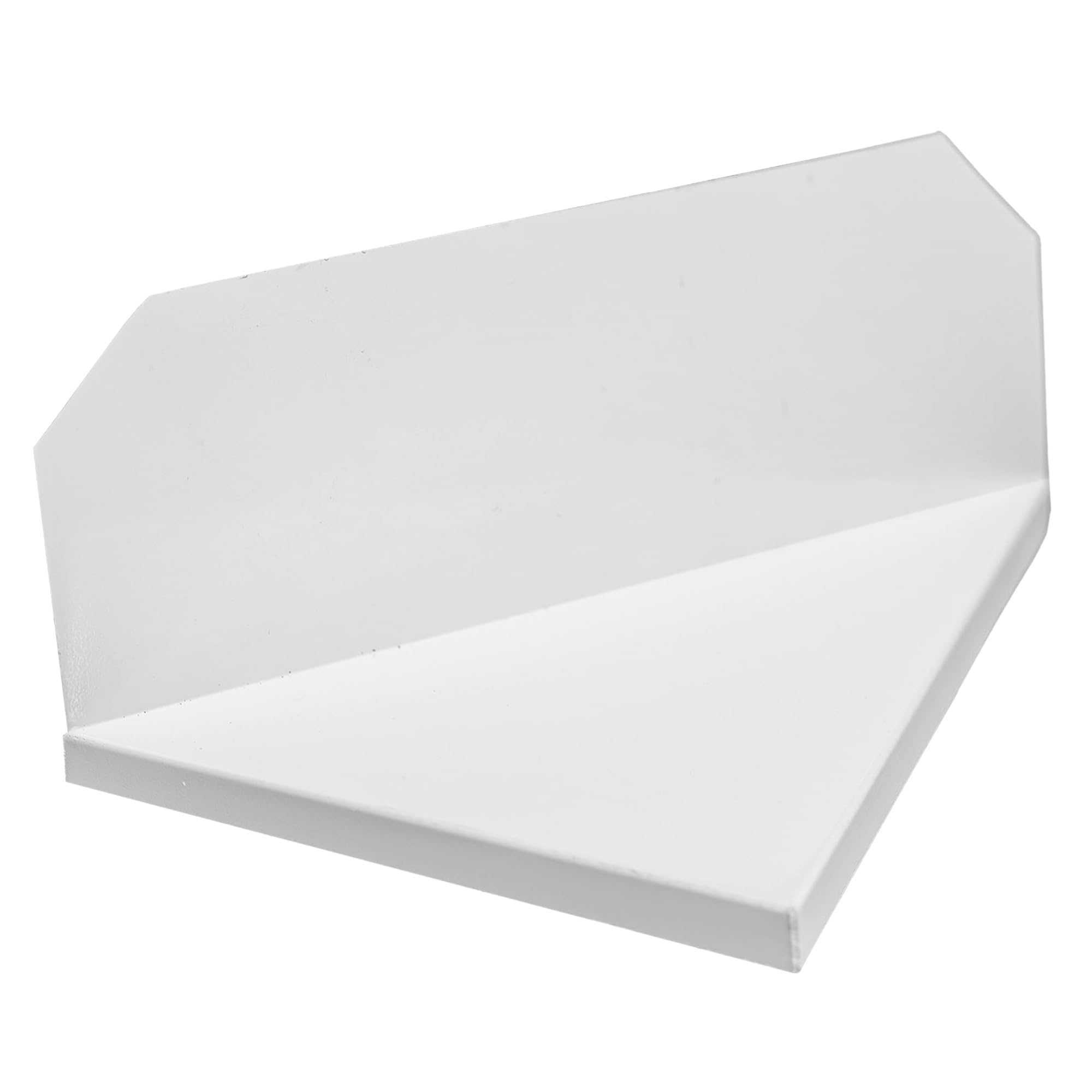 Photo 1 of NoOverflow Extreme X Rain Gutter Diverter, Bi-Directional 45-Degree Rain Diverter for Gutters and Gutter Extension, Splash Guard Alternative,Includes 2 Screws, Crafted in The US, White