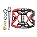 MZYRH Mountain Bike Pedals, Ultra Strong Colorful CNC Machined 9/16