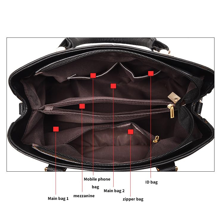Bolsas De Couro Feminino Senhoras Luxo Sacos 2024