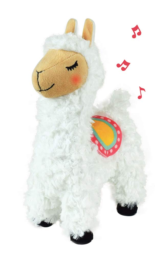 Jemini 023782 Lola the Lama Soft Toy +/-26 cm Musical and Light, White