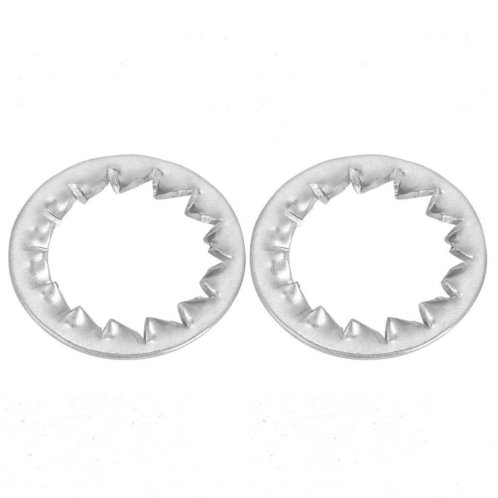 10/20/30/50/100 pcs Toothed Washer Stainless Steel Serrated External Toothed Lock Washer (M3, M4, M5, M6, M8, M10, M12, M16)(M12(20PCS))