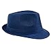 Floralby Men Women Linen Fedora Summer Beach Sun Hat
