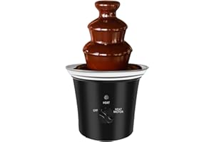 MINI Chocolate Fountain Chocolate Fondue Fountain Machine for Parties for Candy Butter Cheese