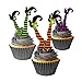 Halloween Witch's Boot Paper Cupcake Toppers Decorations Kit 37Pcs SUNBEAUTY