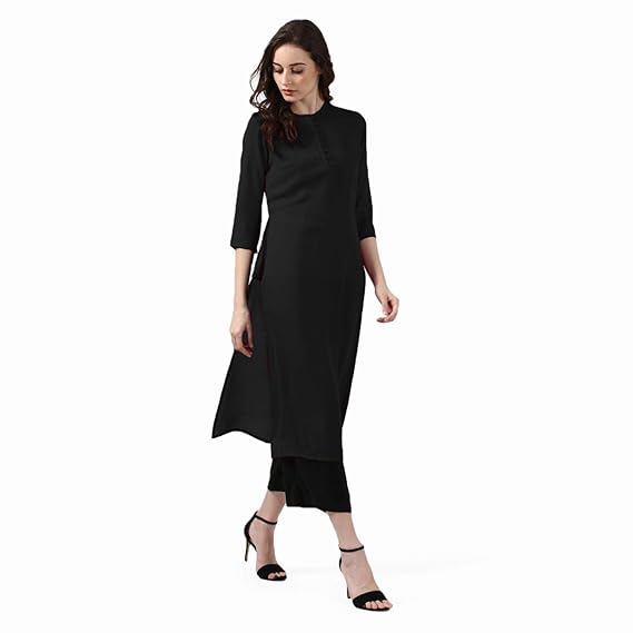 Women's Rayon Regular Kurta