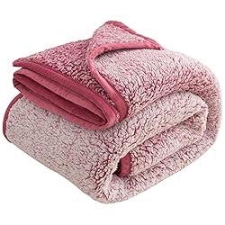 EMME Fuzzy Fleece Warm Blanket 50"x60" Throw Size