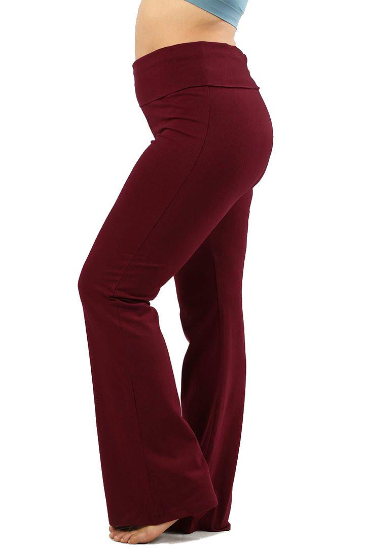 plus size flare leg yoga pants