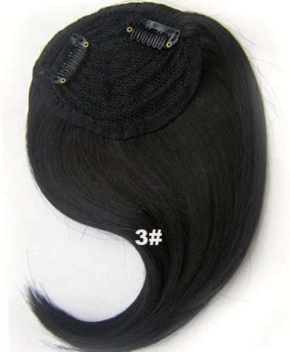#3 Synthetic Hair Clip In/On Side Hair Fringe/Bangs