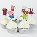 Winrase® Pack of 24 Cute Peppa Pig Kids Party Decoration Paper Cupcake Toppers (Peppa Pig)