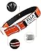 Taglory Personalized Dog Collar with Nameplate, Custom Engraved Pet ID Tags No Noise,Reflective Training Collars for Small Medium Large Dogs,Orangethumb 2