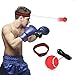 SGODDE Boxing Reflex Ball, Reflex Punch Ball with Headband,Boxing Speed Ball for MMA Training,Boxing Punch Exercise, Training Speed Reactions,Fitness-Boxing Gym Equipment for Adult/Kids Red