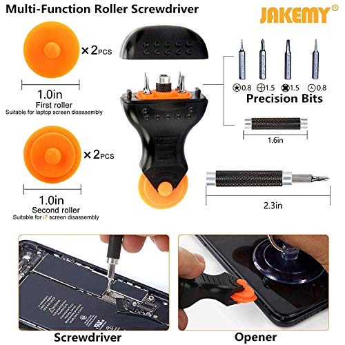 Precision Screwdriver Set - 84 in 1 Electronics Repair Tool Kit,54 Magnetic Precision Driver Bits,Pocket Tool Bag for Fix Open Pry Cell Phone,iPhone,Computer,PC,Laptop,Tablet,Game Console,MacBook