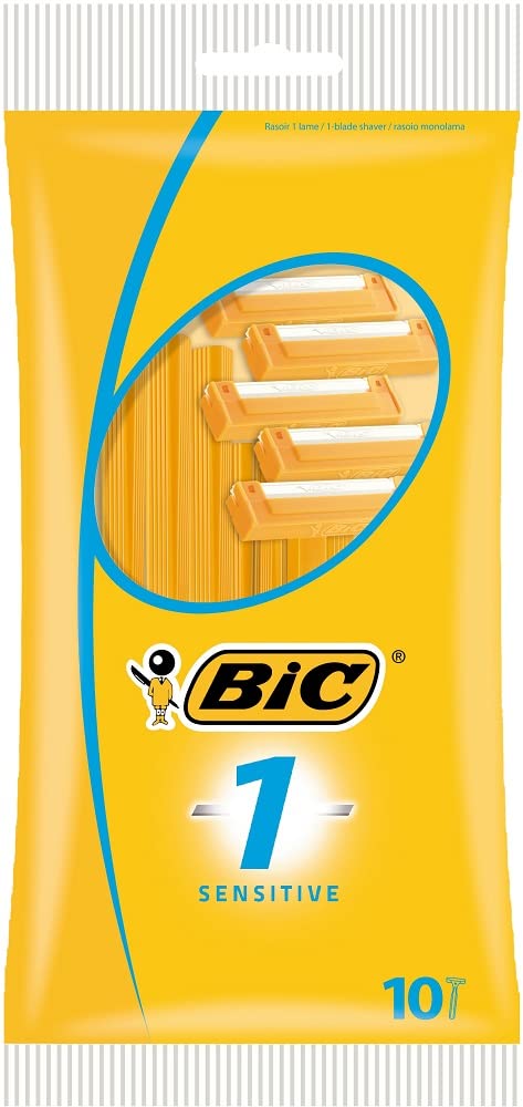 BIC 1, Pack 10, Single Blade Razor
