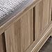 Sauder Barrister Lane Footboard, Queen, Salt Oak finish