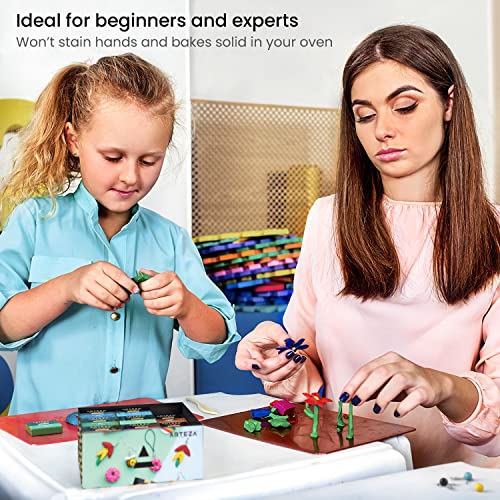 Arteza Polymer Clay Kit, Modeling Clay Oven Bake for Adults and Teens