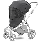 Thule Sleek Mesh Cover, Black, 39.4 x 15.0 x 17.7 | Thule Chariot Sleek Mesh Cover