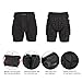 TOMSHOO Padded Shorts 3D EVA Padded Pants Hip Butt Pad Protective Gear Guard Pad Breathable Sportswear for Skiing Snowboarding Skating - Upgraded