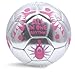 FIFA World Cup Soccer Pink World 2014 Ball, Size 3, Silver