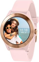 Harry Lime Pink Smart Watch w/ White True Wireless Earbuds - iOS Android view 7