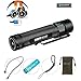 Bundle: olight s2r rechargeable flashlight for edc camping cree led 1020 lumen power by 18650 battery mini magnetic charging dock punch and olight patch,updated of s2
