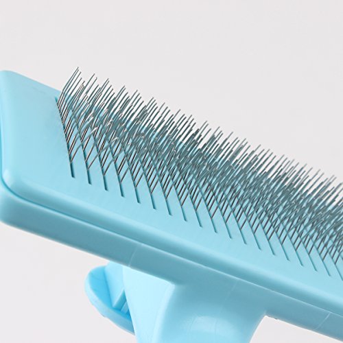 Hihamer Self Cleaning Pet Slicker Brushes Tools,Comb to Removes Mats Tangles with Loose Hair for Dog and Cat