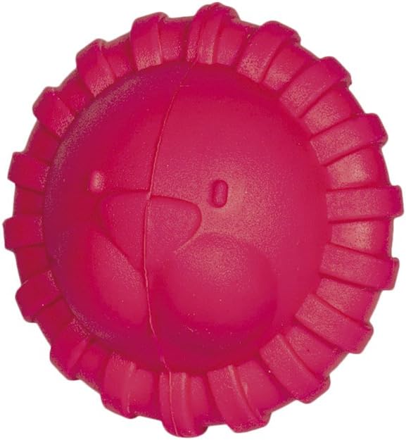 Nobby Lion Solid Rubber Ball 7.5 cm Red Dogs Toys