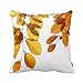 Decorbox Fall Autumn Leaves Yellow Orange Tree Decorative Square Throw Pillow Case Personalized Cushion Cover Home Decorative Pillow