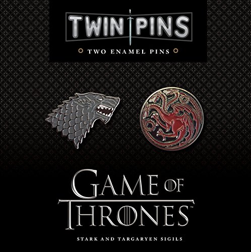 Game of thrones twin pins: stark and targaryen sigils: …
