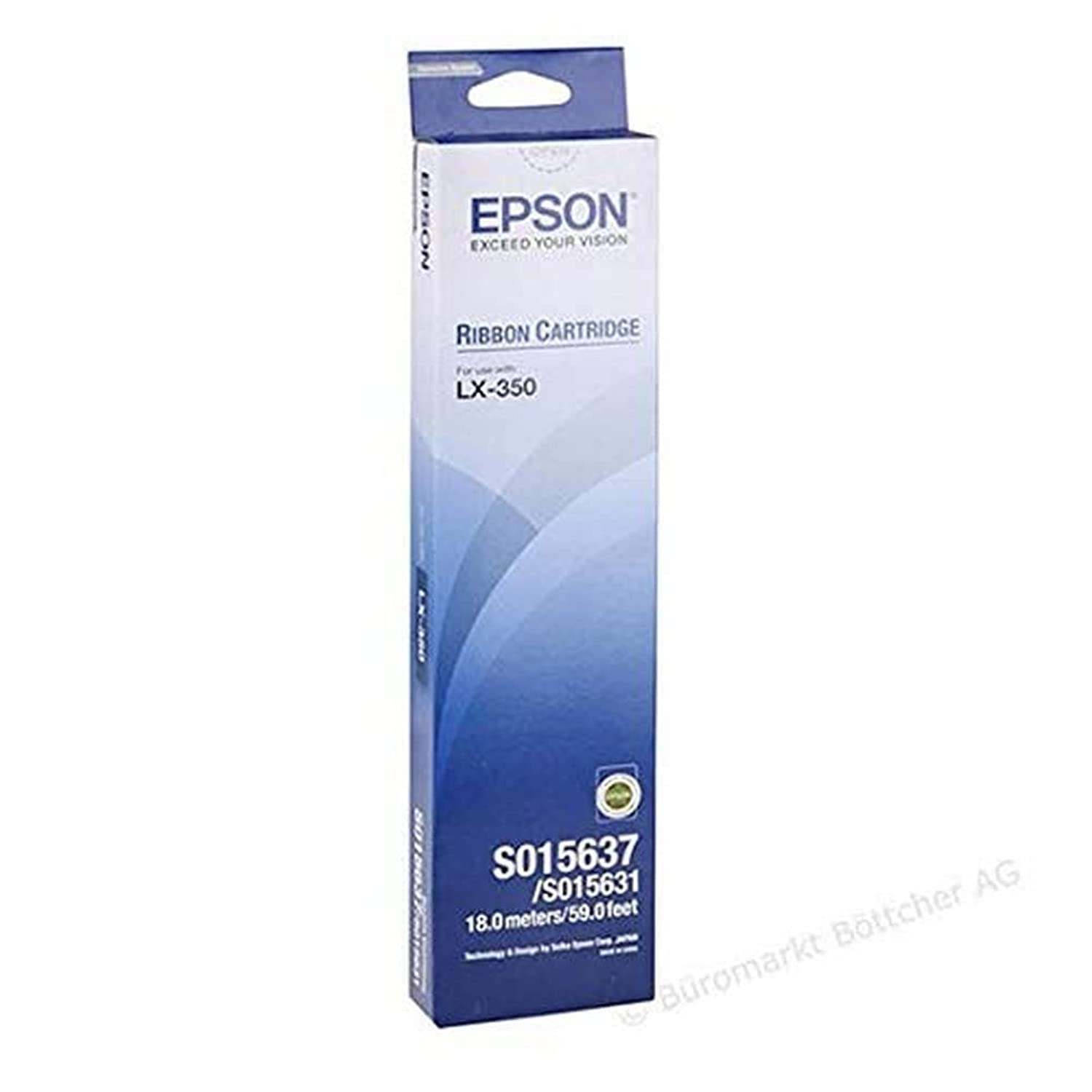 Epson C13S015637 Ink Cartridge for LX350/LX300, Black, Genuine