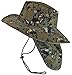Boonie Bush Safari Outdoor Fishing Hiking Hunting Boating Snap Brim Hat Sun Cap with Neck Flap (Digital Woodland Camo, XL)