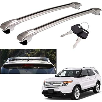 Car Truck Racks For 16 18 Ford Explorer Aluminum Roof Rack Rail Cross Bar Luggage Carrier Auto Parts And Vehicles