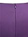 Dressystar DS1956 Women Vintage 1950s Retro Rockabilly Prom Dresses Cap-Sleeve M Purple