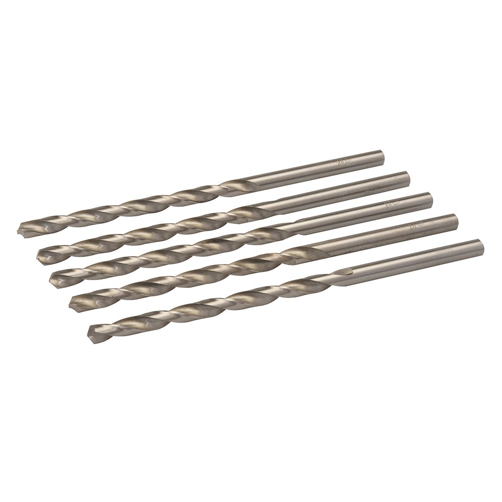 Silverline 196496 Metric HSS-R Long Series Bits 5pk 6.5 x 148 mm