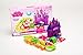 Princess Train Track Set for Child Creativity Imagination 49 Piece Battery Operated Moving Train