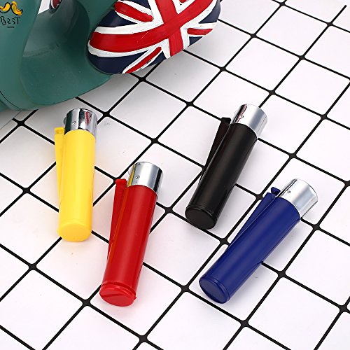 Hanbaili (1 Pcs Random Color) Lighter Shaped Secret Stash Box, Hidden Compartment Diversion Safe Storage Case Money Handling