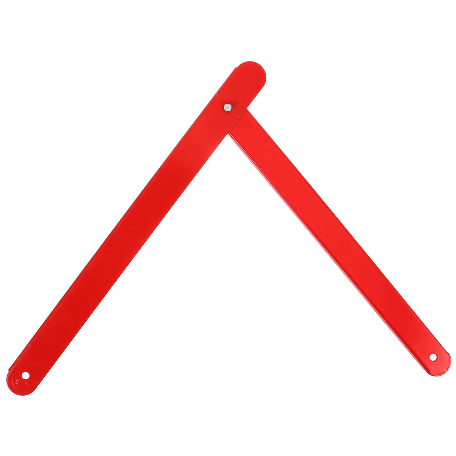 Foldable Ladder Hinges, Metal Ladder Hinge Attic Ladder Hinge Replacement Retractable Ladder Hinge Ladder Spreader Hinge Kit Ladder Connector Stepladders Tie Rod Ladder Accessories (22.05 Inch Red）