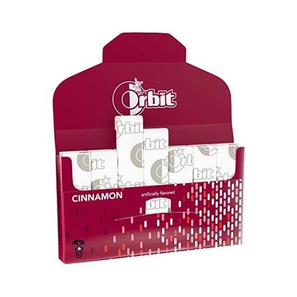 Orbit Cinnamon Sugarfree Gum, 3 FourteenPiece Packages (Pack of 10