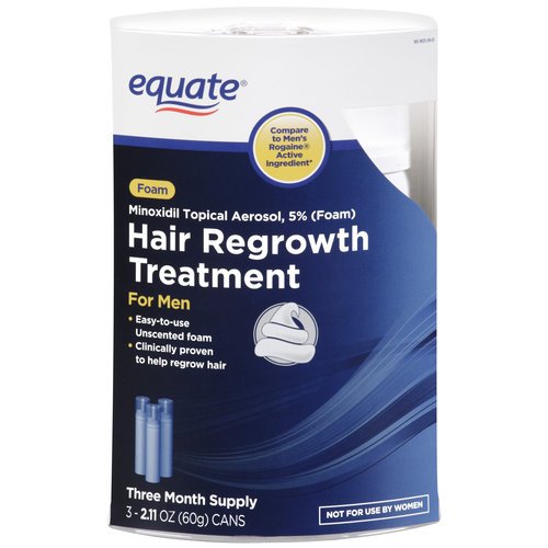 Equate Hair Regrowth Treatment for Men with Minoxidil 5