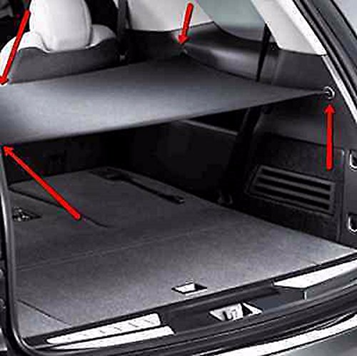 TRUNK SECURITY CARGO AREA SHADE COVER EBONY FOR GMC Acadia Buick Enclave Chevy Traverse Saturn Outlook BRAND NEW