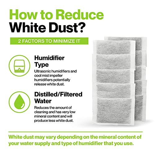 [10 Pack] Demineralization Cartridge for Humidifier Without Plastic