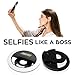 Selfie Ring Light [TAKE CLEAR SELFIES] Adjustable- 3 Level Light Settings For iPhone, Samsung & Smartphones, For Night Time or Dark Rooms [Brightens up Your Face]