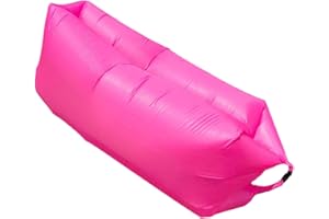 Ｂｅｓｇａ Inflatable Air Lounger Sofa Sleeping Bag Hammock Bed with Storage Bag Inflatable Couch for Camping for Backyard Summer 