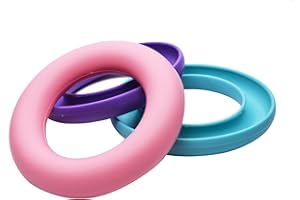 Begino Bobbin Holders, 3 Pack Silicone Round Thread Spools Rings Holders for Sewing Machine Embroidery, (3 Colors)