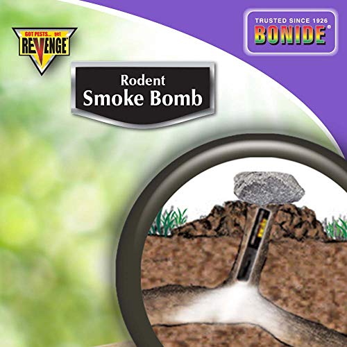 Bonide (BND61110) Revenge Rodent Smoke Bombs, Mole and Gopher Killer