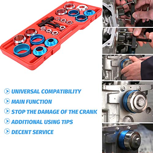 Honhill 20pcs Crank Bearing Camshaft Oil Seal Remover and Installer Kit