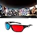 Huilier Universal White Frame Red Blue Anaglyph 3D Glasses for Movie Game DVD Video TVthumb 1