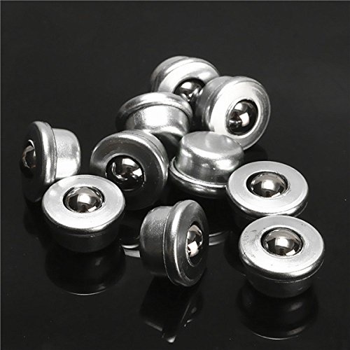10pcs 8mm Diameter Ball Metal Transfer Bearing Unit Conveyor Roller CY-8H Ball Bearing
